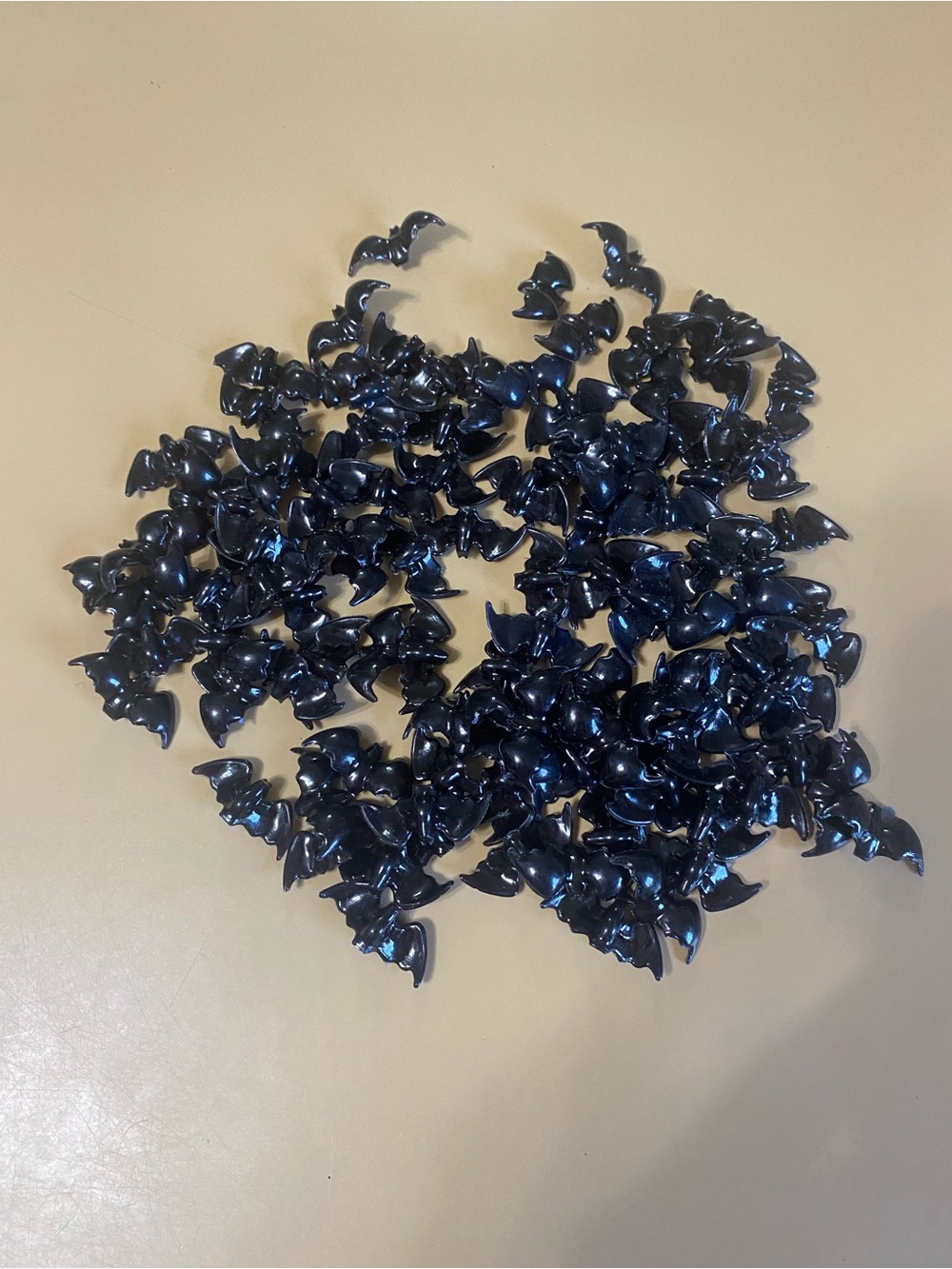 108 Black Bats Plastic Pieces Vase Filler/Crafts